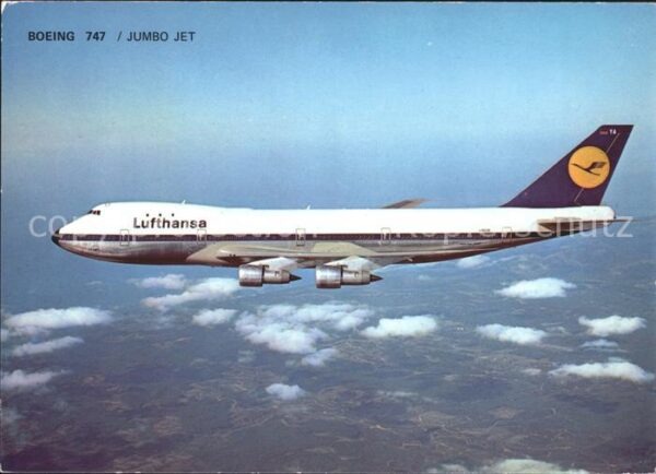 Lufthansa Boeing 747 Jumbo Jet