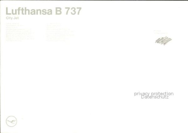 Lufthansa B-737 City Jet – Bild 2