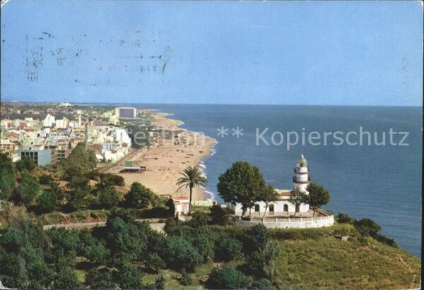 Leuchtturm Lighthouse Calella Barcelona Spanien