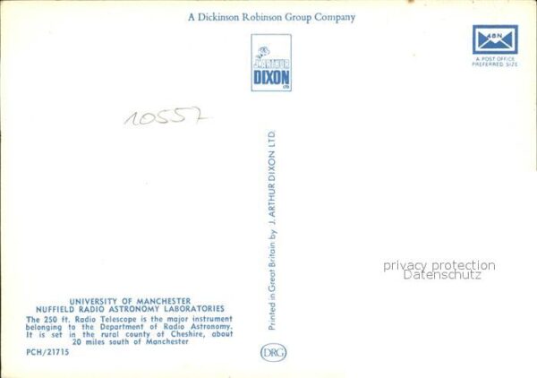 Astronomie Nuffield Radio Astronomy Laboratories U – Bild 2