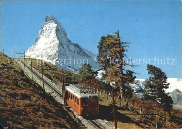Zahnradbahn Wallis Matterhorn Riffelalp