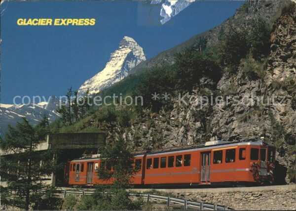 Eisenbahn Glacier Express Zermatt-Brig-Disentis-S
