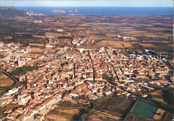 Torroella de Montgri Fliegeraufnahme
