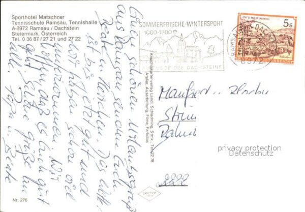 Ramsau Dachstein Steiermark Sporthotel Matschner – Bild 2