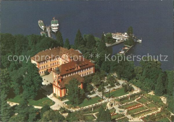 Mainau Schloss Kirche Schlossterrasse Rosengar