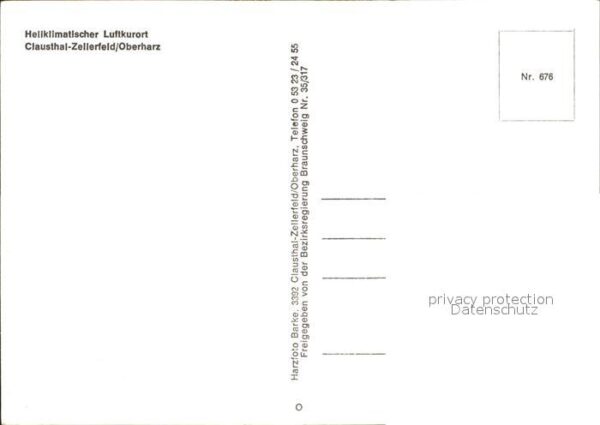 Clausthal-Zellerfeld Fliegeraufnahme – Bild 2