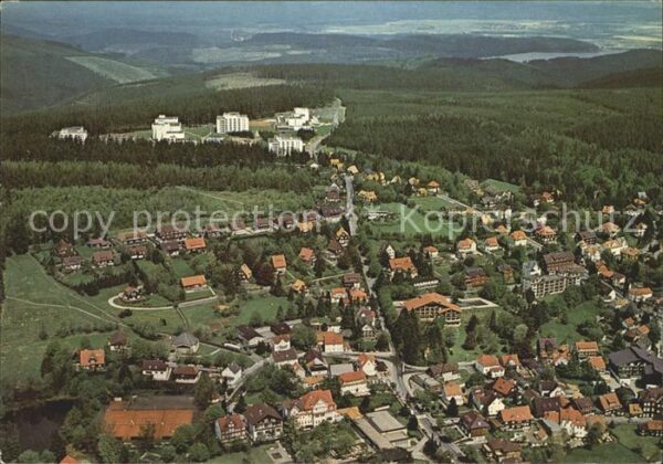 Hahnenklee-Bockswiese Harz Fliegeraufnahme