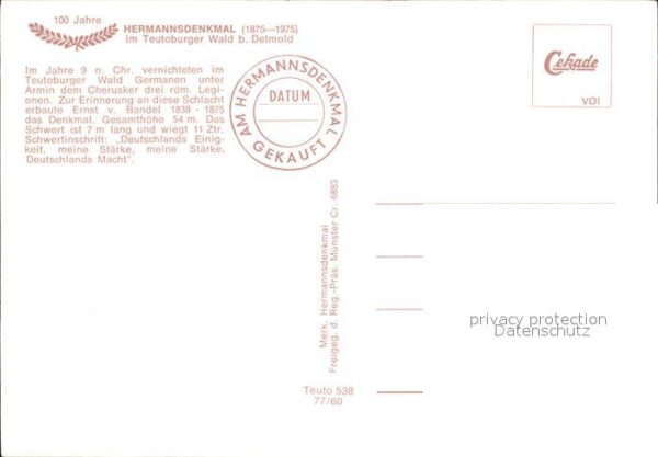 Hermannsdenkmal – Bild 2