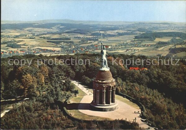 Hermannsdenkmal Fliegeraufnahme