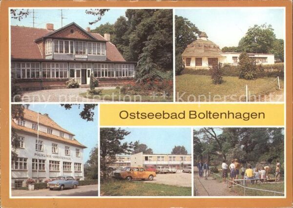 Boltenhagen Ostseebad Haus am Meer Pavillon Bar Poliklinik Kr