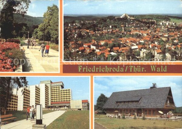Friedrichroda Perthes Promenade Puschkinpark FDGB Erh