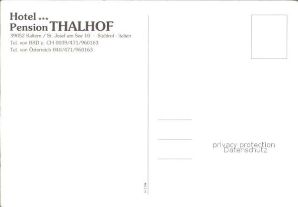 Kaltern Weinstrasse Tirol Hotel Pension Thalhof – Bild 2