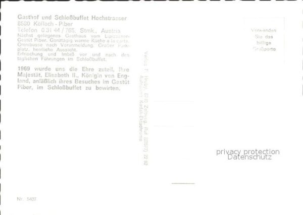 Koeflach Gasthof Hochstrasser Pferd – Bild 2