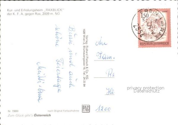 Rax Kur Erholungsheim Raxblick – Bild 2