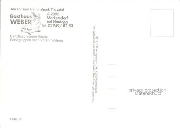 Hardegg Gasfhaus Weber Zur Forelle Merkersdorf – Bild 2