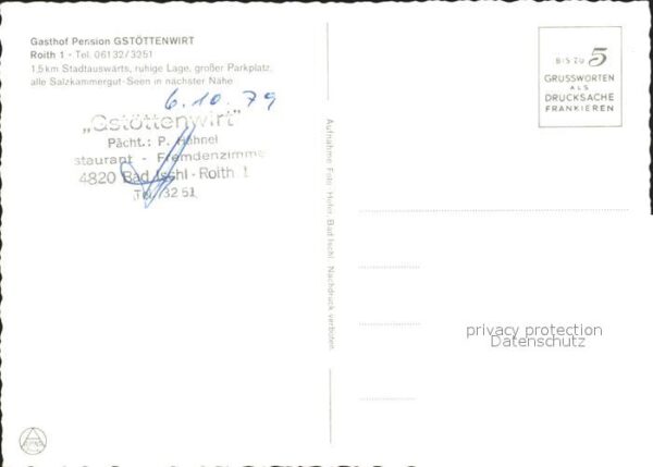 Bad Ischl Salzkammergut Gasthof Pensionj Gstöttenwirt – Bild 2