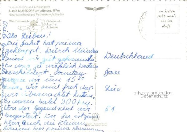 Nussdorf Attersee Höllengebirge Fliegeraufnahme – Bild 2