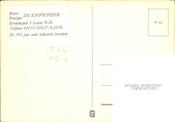 Laren Gelderland Bistro De Knipscheer – Bild 2