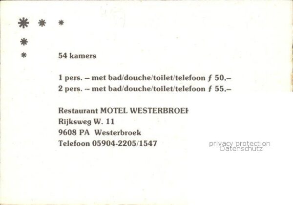 Westerbroek Niederlande Motel Westerbroek – Bild 2