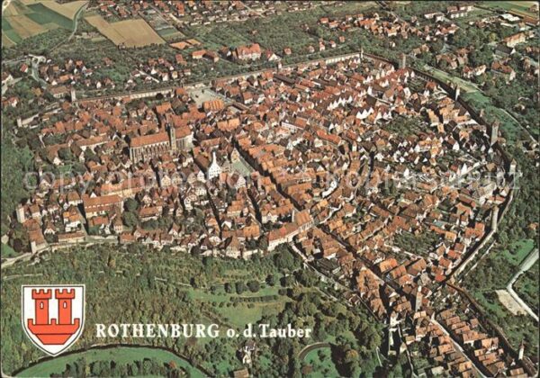 Rothenburg Tauber Stadtanlage Wehrgang Toren Türmen Flieg