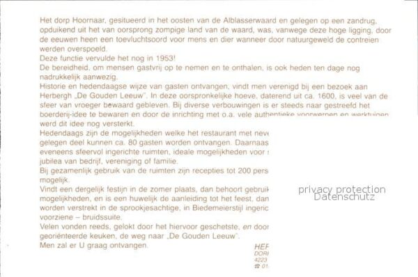 Hoornaar Herbergh De Gouden Leeuw – Bild 2