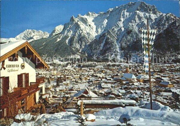 Mittenwald Bayern Karwendelgebirge Kärntner Alm Cafe Rest