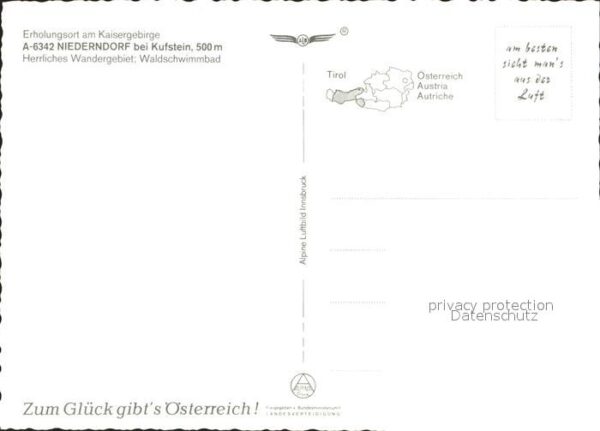 Niederndorf Kufstein Fliegeraufnahme Waldschwimmbad – Bild 2