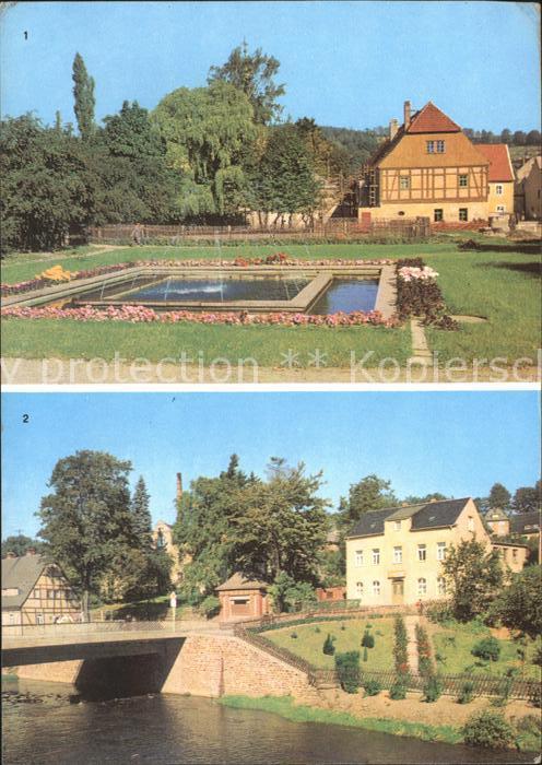 Olbernhau Erzgebirge Stadtpark Kegelbrücke