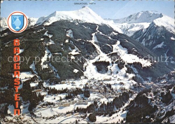 Badgastein Fliegeraufnahme Graukogel