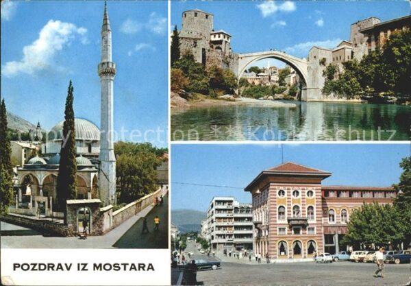Mostar Moctap Brücke Moschee