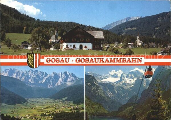 Gosau Oberoesterreich Gosaukamm Gosausee Dachstein Gosaukammb
