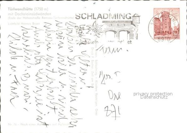 Tuerlwandhuette Dachsteinsüdwänden Skispuren – Bild 2