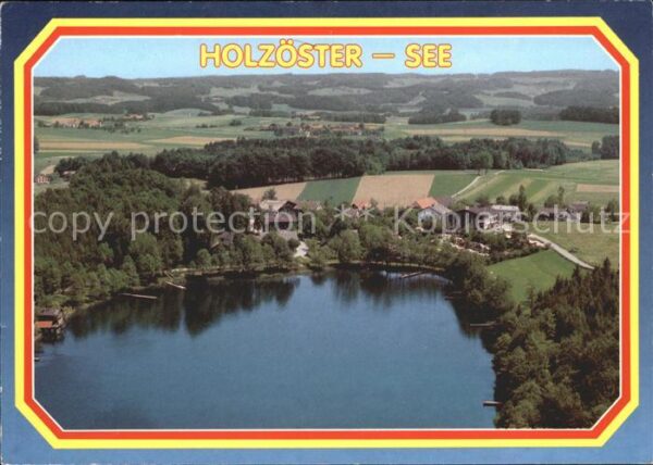 Holzoester Franking Camping Moorbadesee Fliegeraufnahme
