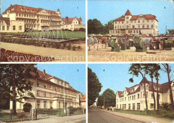Kuehlungsborn Ostseebad FDGB Erholunsheim Georgi Dimitroff Joch