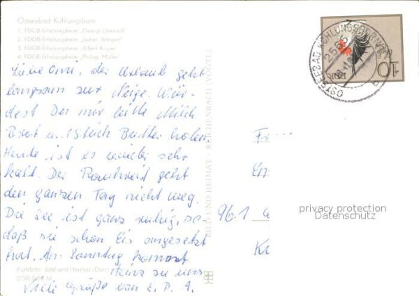 Kuehlungsborn Ostseebad FDGB Erholunsheim Georgi Dimitroff Joch – Bild 2