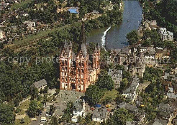 Limburg Lahn Dom Fliegeraufnahme