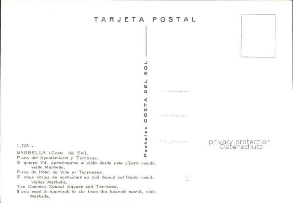 Marbella Andalucia Plaza del Ayuntamiento Terrazas – Bild 2