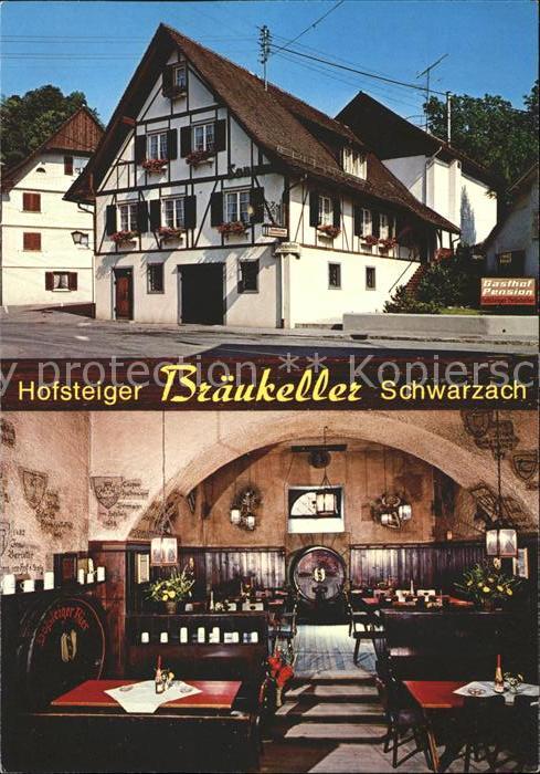 Schwarzach Odenwald Gasthof Pension Hofsteiger Bräukeller