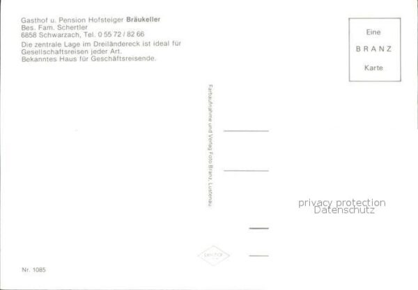 Schwarzach Odenwald Gasthof Pension Hofsteiger Bräukeller – Bild 2