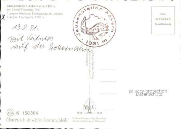 Landl Thiersee Jausenstation Ackernalm – Bild 2