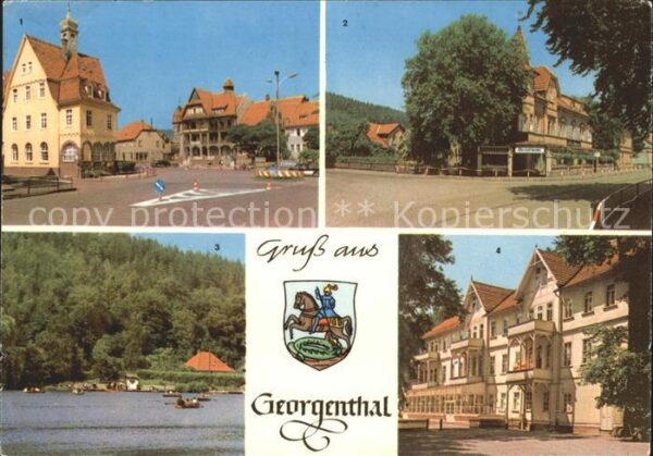 Georgenthal FDGB Heim Clara Zetkin und Dt Hof Cafe