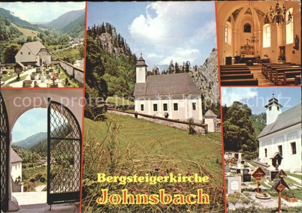 Johnsbach Steiermark Gesäuse Bergsteigerkirche Friedhof