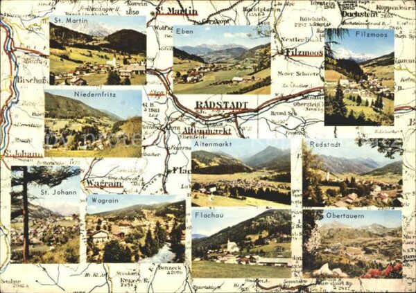 Pongau Pinzgau mit Radstadt Altenmarkt Wagrain Filzmoo