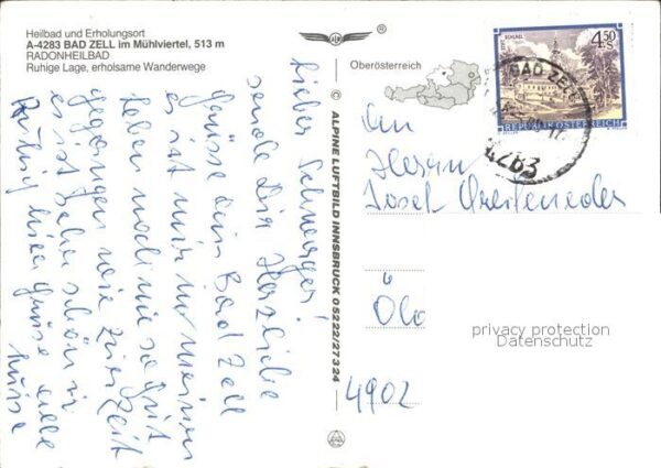 Bad Zell Radonheilbad Fliegeraufnahme – Bild 2