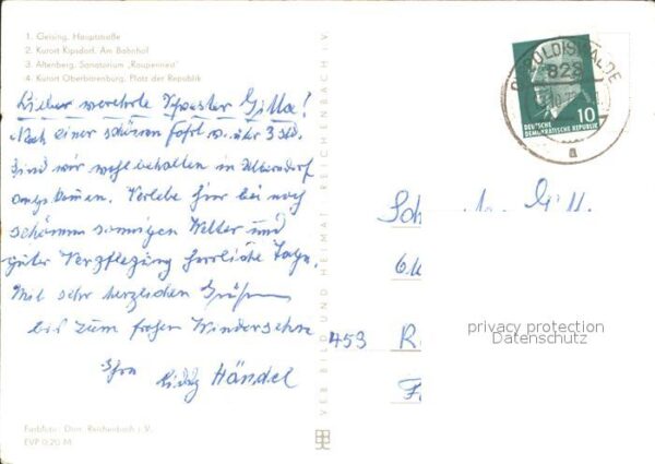 Erzgebirge Region Geising Hauptstr Kipsdorf Bahnhof Alten – Bild 2