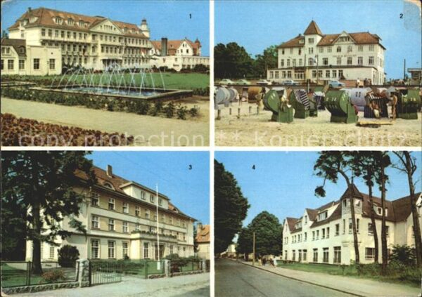 Kuehlungsborn Ostseebad FDGB Erholungsheime Georgii Dimitroff J