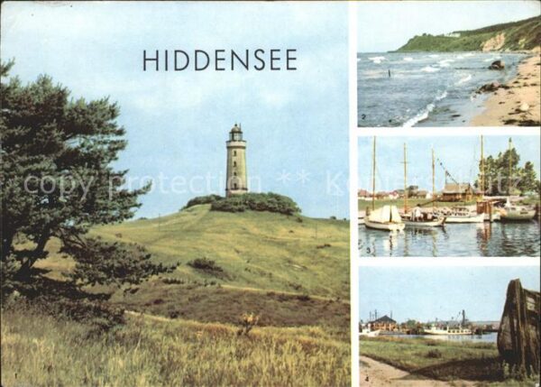 Insel Hiddensee Kloster Leuchtturm Strand Neuendorf Vit