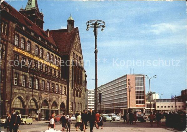 Karl-Marx-Stadt Markt mit Rathaus