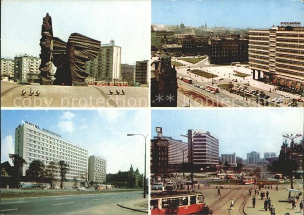 Katowice Pomnik Powstancow Slaskich Hotel Katowi