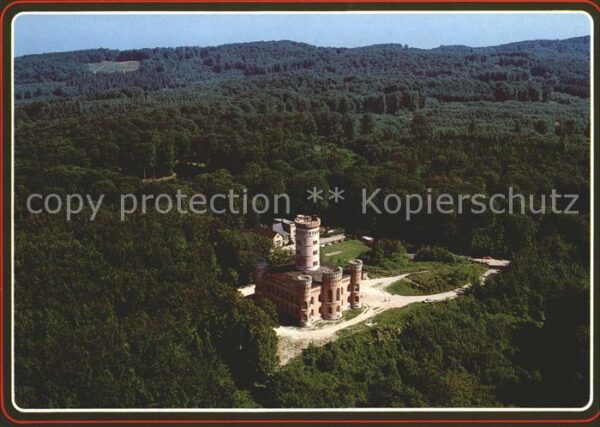 Insel Ruegen Jagdschloss Granitz Fliegeraufnahme